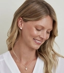 Akoya Pearl & Diamond Michelle Pendant - Secondary Image