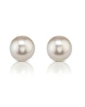 8.0-8.5mm Certified Hanadama Akoya Round Pearl Stud Earrings