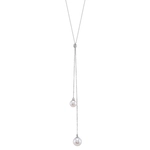 18K Gold White Freshwater Pearl Tincup Alicia Pendant