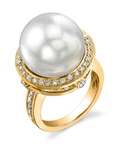 South Sea Pearl & Diamond Bella Ring