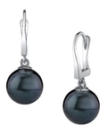 Black Freshwater Pearl Classic Elegance Earrings