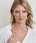 White South Sea Pearl & Diamond Ellie Pendant - Secondary Image