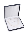 7-8mm Freshwater Choker Length Pearl Necklace & Earrings - Fourth Image