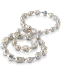 HUGE 18"11-12mm Natural south sea genuine white pearl necklace 976AAA
