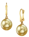 Golden Pearl Classic Elegance Earrings