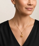 Golden South Sea Pearl Jess Pendant - Model Image