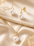 Akoya Pearl Lindsey Pendant & Earring Set - Secondary Image