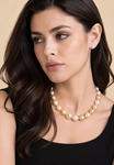 13-15mm South Sea Multicolor Baroque Pearl Necklace - Secondary Image