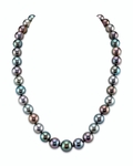 9-11mm Tahitian South Sea Multicolor Pearl Necklace