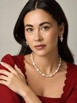 3.0-8.0mm White Freshwater Pearl Necklace - AAA Quality - Secondary Image