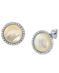 White Mother of Pearl Darcie Earrings
