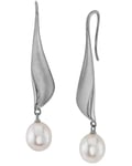 White Freshwater Baroque Pearl Margiela Earrings