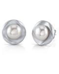 White Freshwater Pearl Tina Earrings