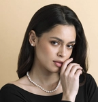 6.5-7.0mm Japanese Akoya Pearl Necklace & Earrings - Secondary Image