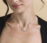 Freshwater Pearl Lennon Pendant - Model Image