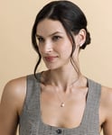 Akoya Pearl & Diamond Classic Earrings - Secondary Image