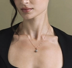Tahitian South Sea Pearl Anastasia Pendant - Model Image