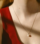 White Freshwater Pearl Sydney Pendant - Model Image