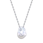 12mm White Freshwater Baroque Pearl Arlet Pendant