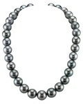 13-14.9mm Tahitian South Sea Pearl Necklace - AAAA Quality