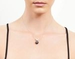 Tahitian South Sea Pearl & Diamond Belissima Pendant - Secondary Image