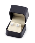 8mm South Sea Round Pearl Stud Earrings - Third Image