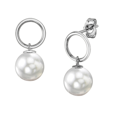 White South Sea Pearl Deena Earrings