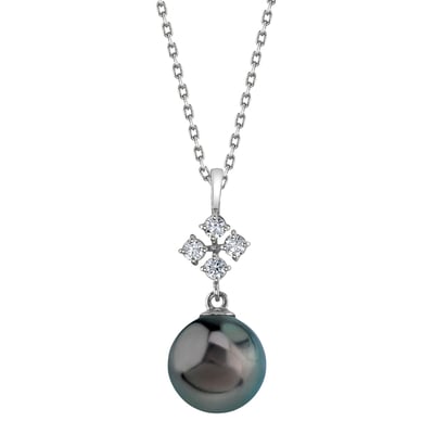 Tahitian South Sea Pearl & Diamond Millie Pendant