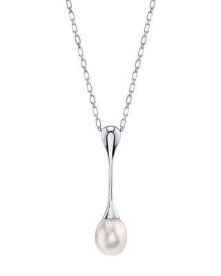 Freshwater Pearl Long Teardrop Pendant