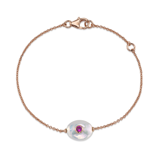 Amiya Gold Baroque Pearl Bracelet