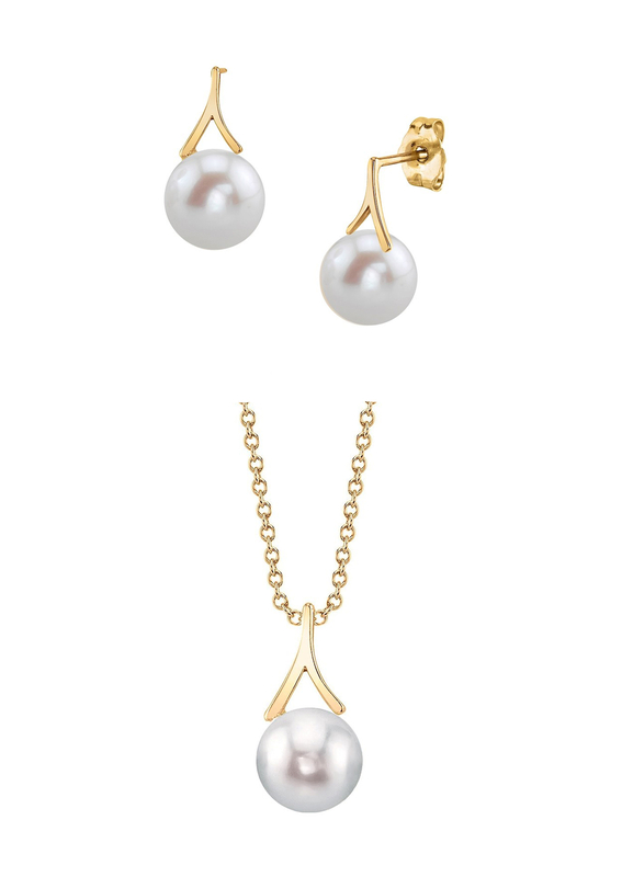 Akoya Pearl Lindsey Pendant & Earring Set