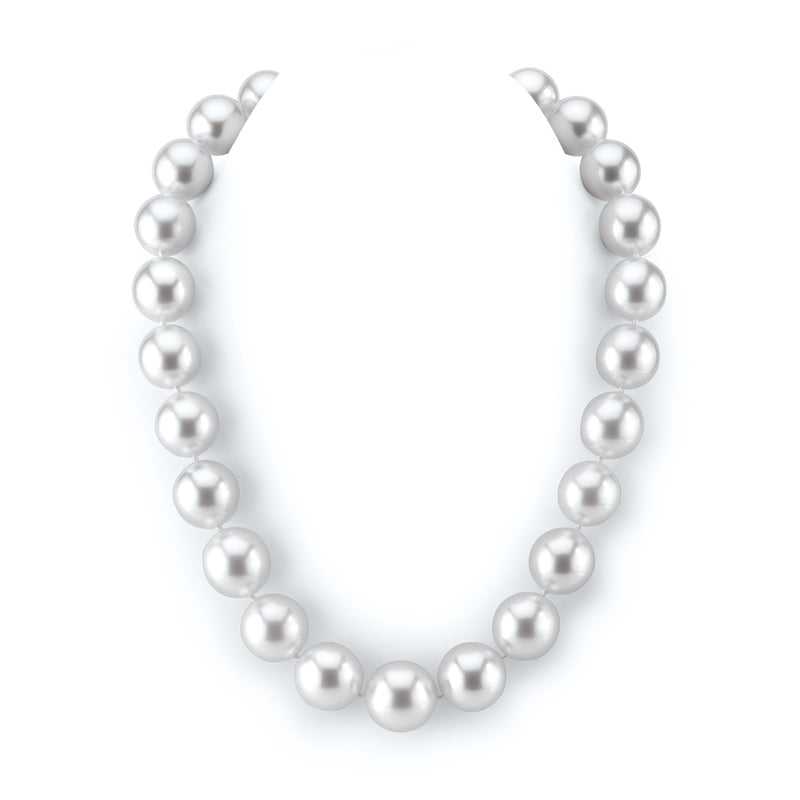 15-18.6mm GIA Certified White South Sea Pearl Necklace - AAAA Quality