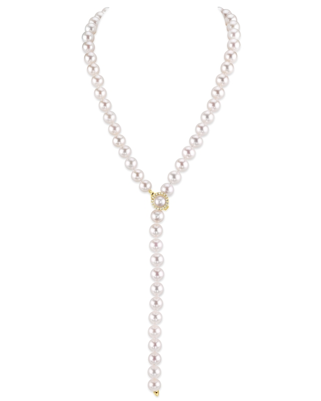 American Diamond Silver Pearl Necklace Set, Order Dispatched in Hard Box,  Size: Adjustable at Rs 869/set in Jaipur