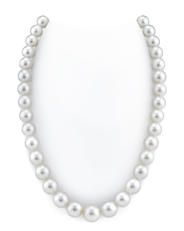 10-12mm White South Sea Pearl Necklace - AAAA Quality