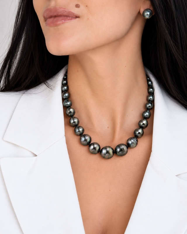 10-12mm Tahitian South Sea Baroque Pearl Necklace