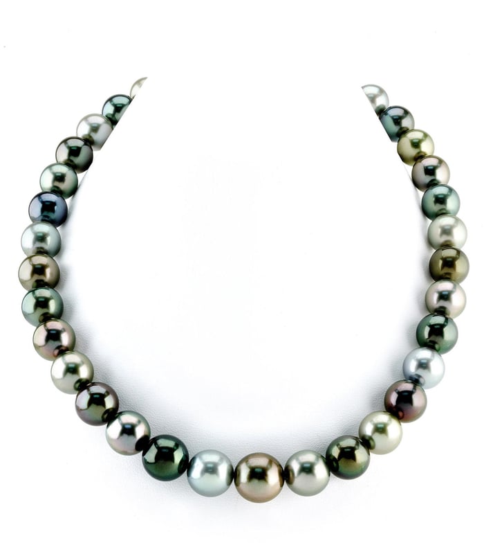 11-14mm Tahitian South Sea Pearl Multicolor Necklace - AAAA Quality