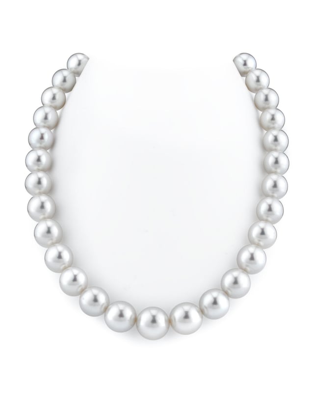 12-15mm White South Sea Pearl Necklace - AAAA Quality