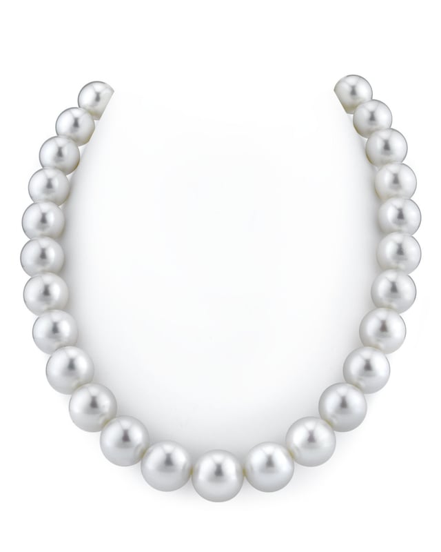 13-15.8mm White South Sea Pearl Necklace - AAAA Quality