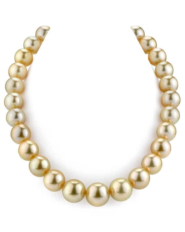 Baroque Golden Pearl Necklace – Barry Peterson Jewelers