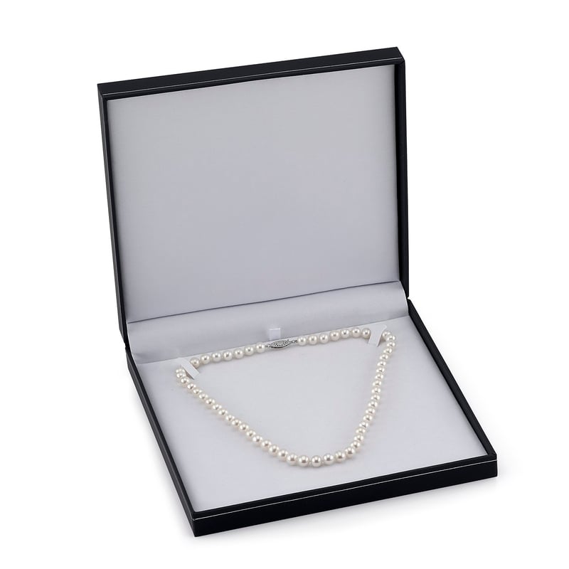 8-8.5mm White Freshwater Choker Length Pearl Necklace