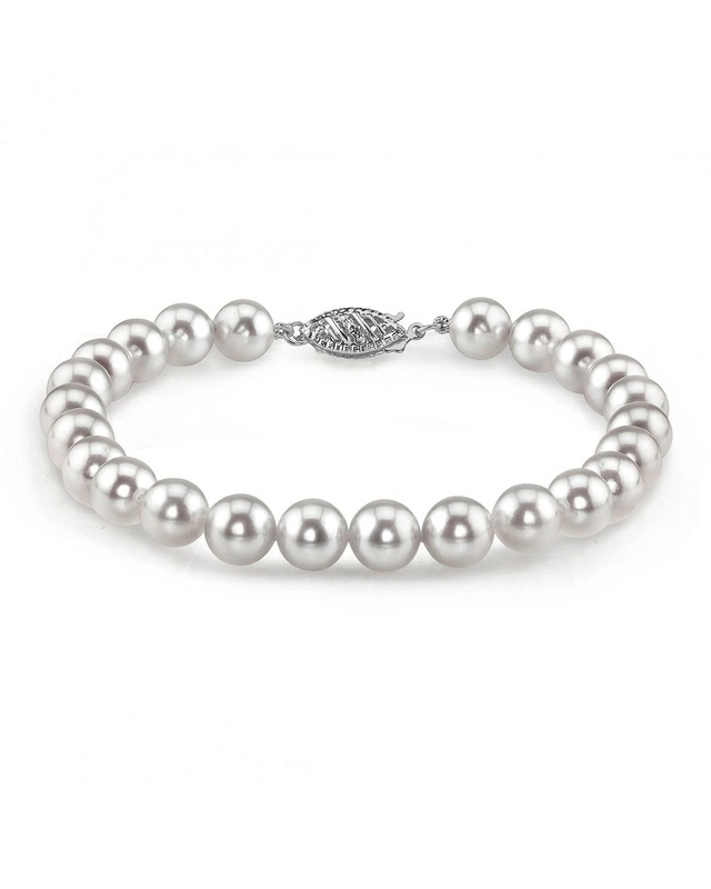 5.0-5.5mm Akoya White Pearl Bracelet