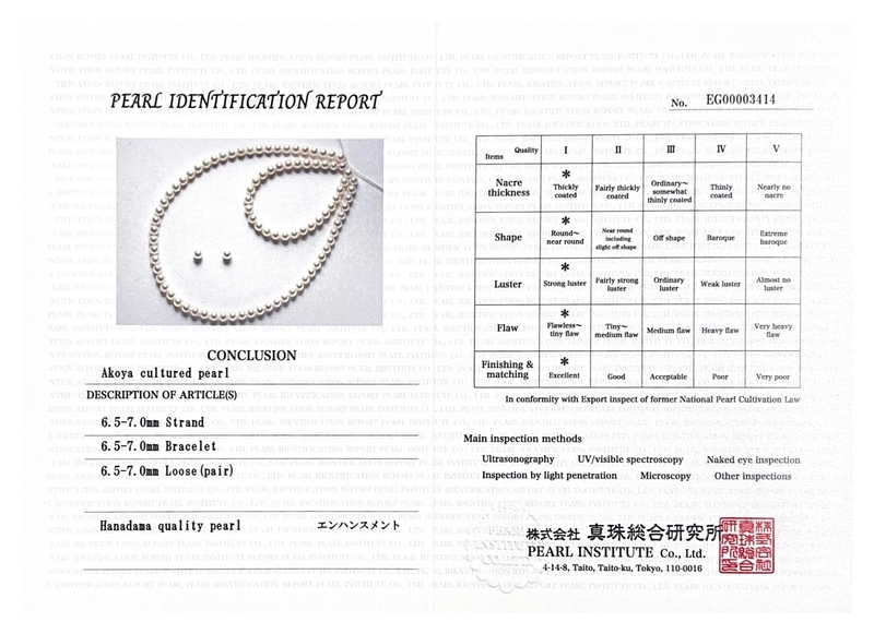 6.5-7.0mm Hanadama Pearl Set - Secondary Image