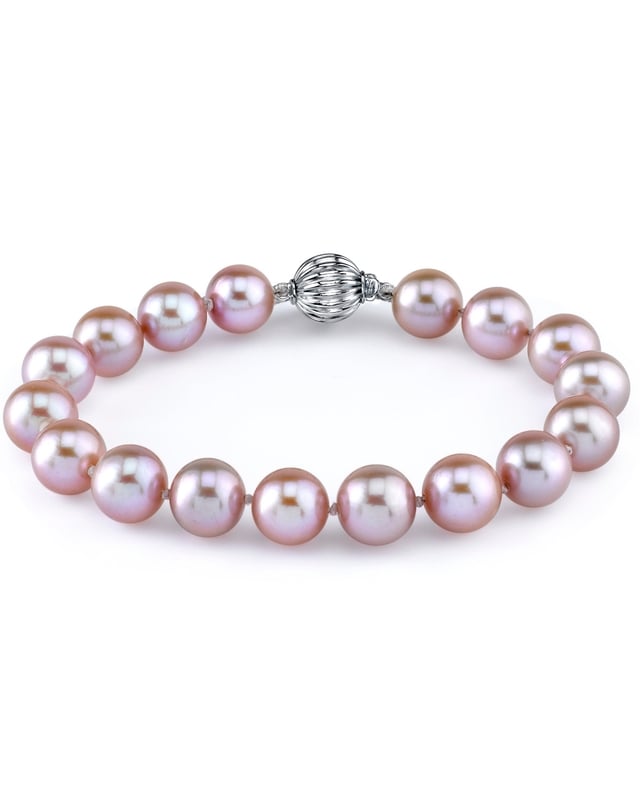 Golden 7mm Ball Clasp for Pearl Bracelet