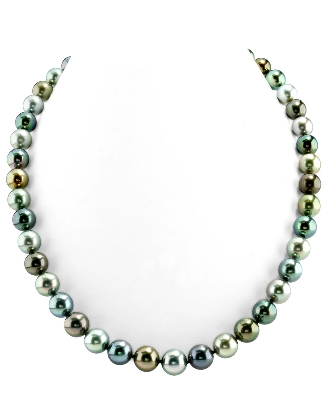 8-10mm Tahitian South Sea Multicolor Pearl Necklace