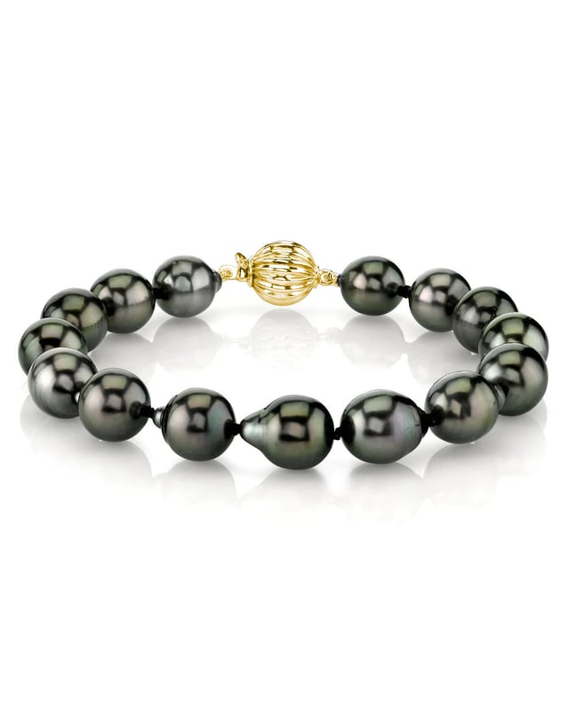 Tahitian South Sea Drop Pearl Bracelet- Select Your Size - AAA Quality - Third Image