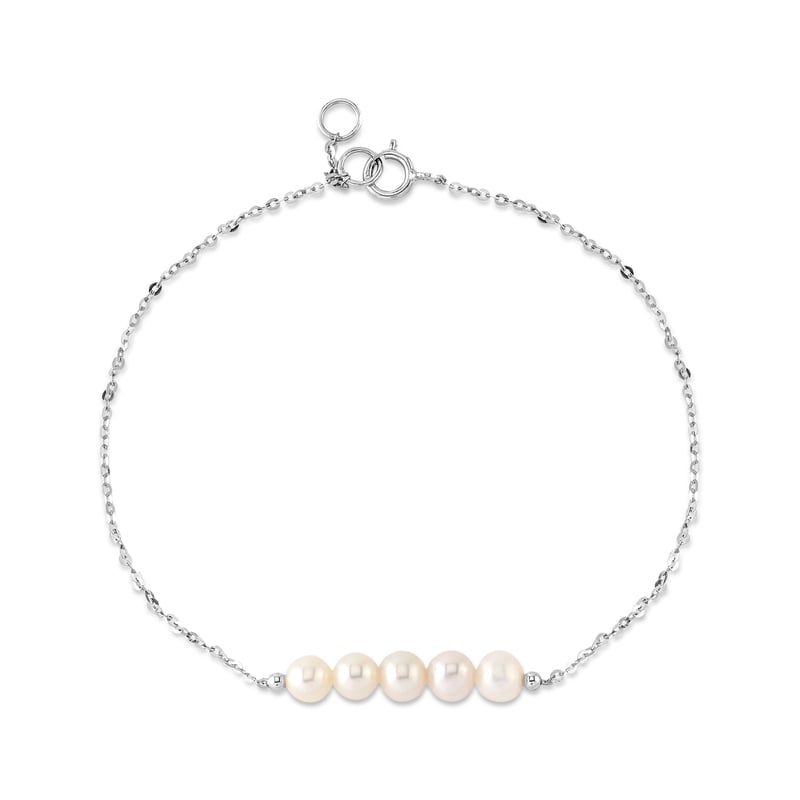 14K Gold Freshwater Pearl Addie Bracelet