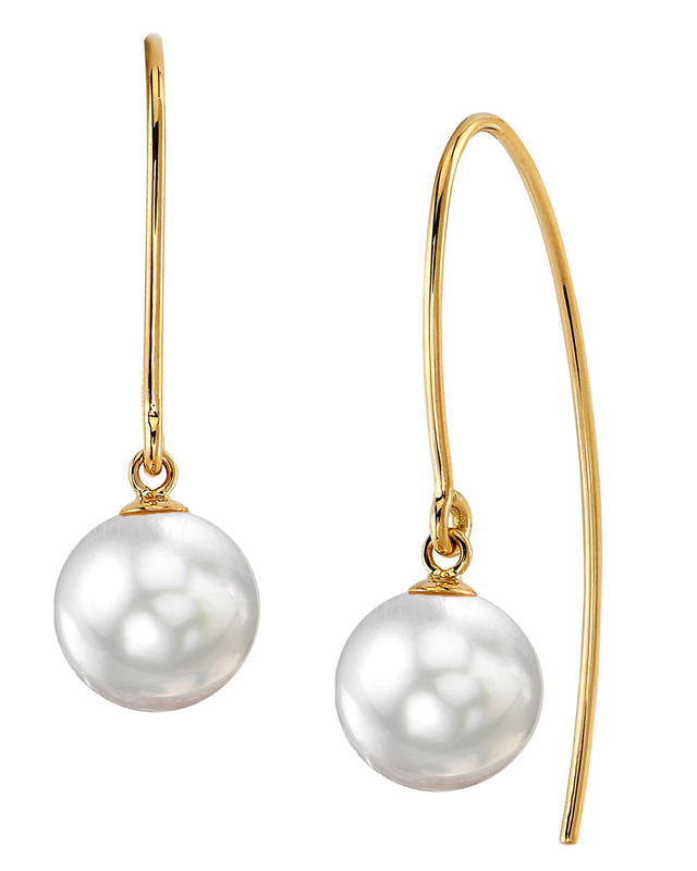 White South Sea Pearl Bonnie Earrings - Secondary Image