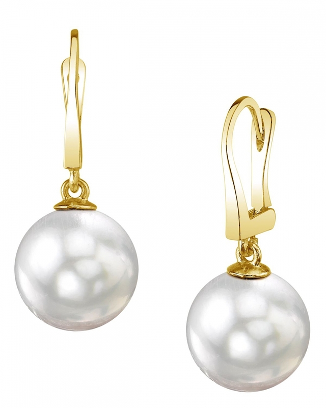 South Sea Pearl Classic Elegance Earrings - Third Image