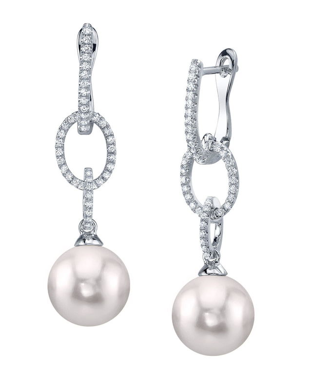 Akoya Pearl & Diamond Lucy Earrings