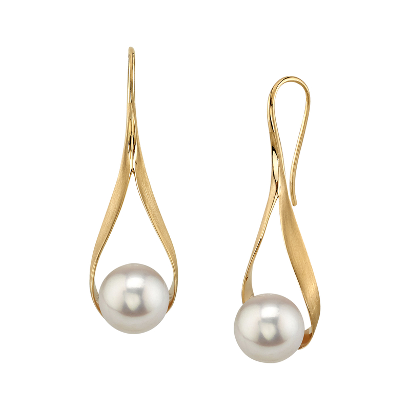 Japanese Akoya Pearl Mel Earrings - Third Image